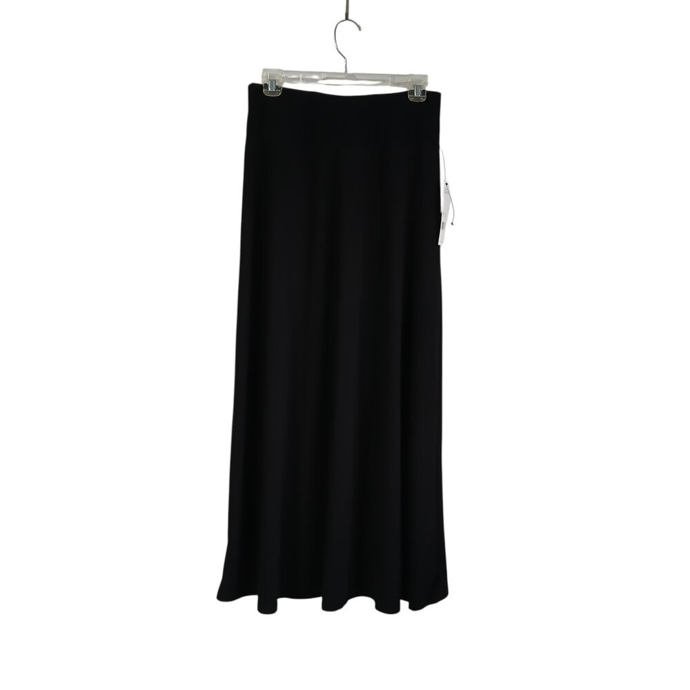 NWT NY Collection Petite Black Y2k Maxi Skirt